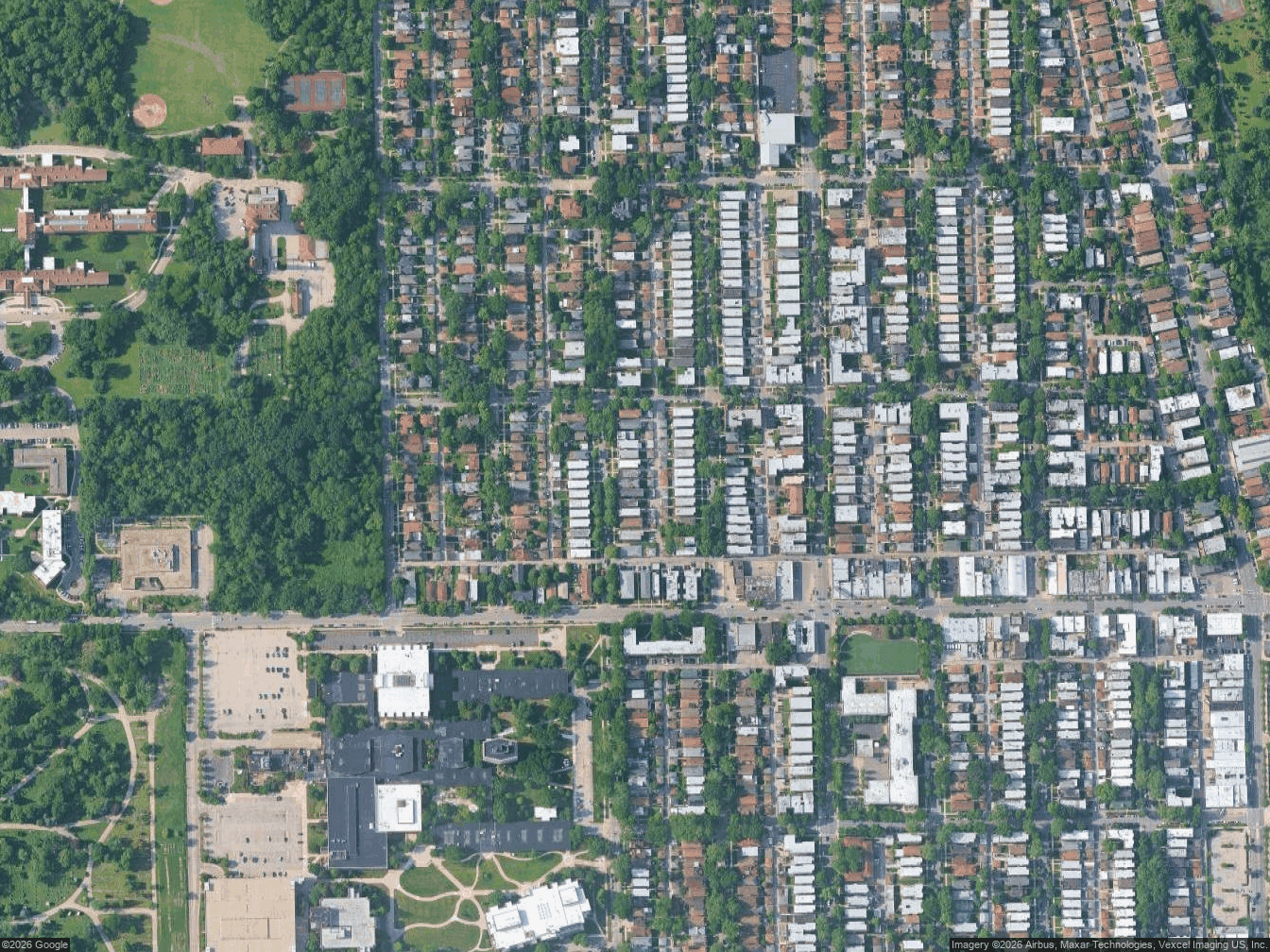 Map view of 5639 N Saint Louis Ave, Chicago, IL 60659